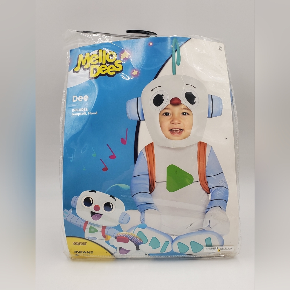 Mello Dees Dee Infant 6-12M Jumpsuit Spirit Halloween Costume Flaw